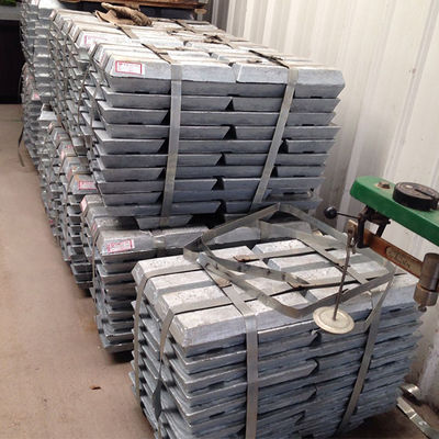 99,99% Czystość Wlewek cynku A7 Wlewek aluminium ASTM Zn Wlewki Producent