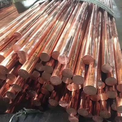 6 mm 8 mm C11000 Okrągły pręt z czystej miedzi Czysty pręt miedziany 99,95%