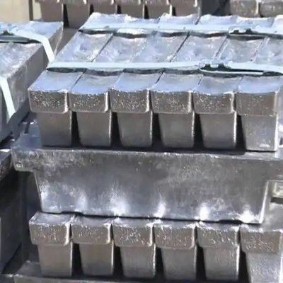 Srebrnoszary wlewek cynku Cynk Metal Materiał 99.995 99.996