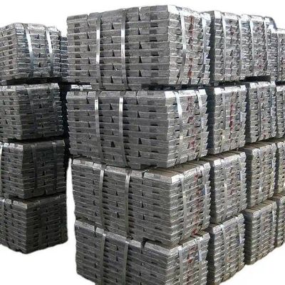 Srebrnoszary wlewek cynku Cynk Metal Materiał 99.995 99.996