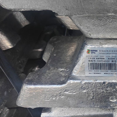 99,8% pierwotnych wlewków aluminiowych A8 Skład czystego stopu aluminium