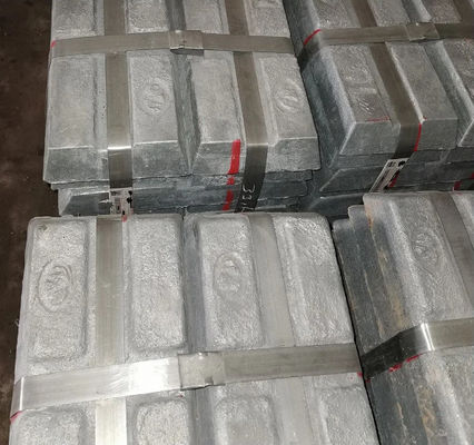 99,95% wlewki cynku o jasnej powierzchni, biały metal