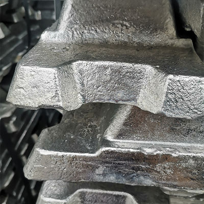 Srebrnoszare aluminiowe wlewki A7 Wlewki ze stopu aluminium Al99.50 Al99.70