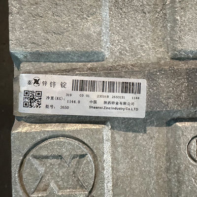 99,996% wlewki cynku srebrno-szara seria czysta 99,7% bez stopu