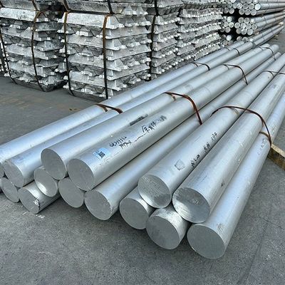 Aluminiowy wątek i ingot 6063 6061 stopowy rod okrągły