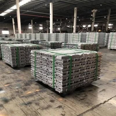 6063 99,9% Czysta aluminium ingot 99,7% Przemysłowy A7a8a9 ABC12 Do ogrodzenia